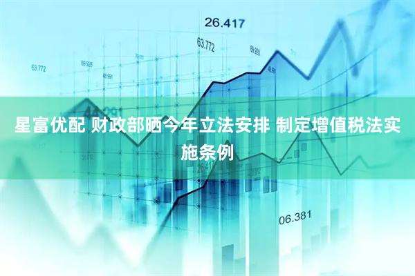 星富优配 财政部晒今年立法安排 制定增值税法实施条例