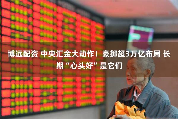 博远配资 中央汇金大动作！豪掷超3万亿布局 长期“心头好”是它们