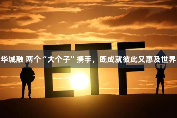 华城融 两个“大个子”携手，既成就彼此又惠及世界