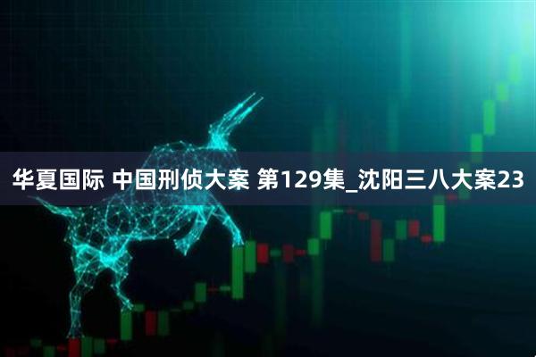 华夏国际 中国刑侦大案 第129集_沈阳三八大案23