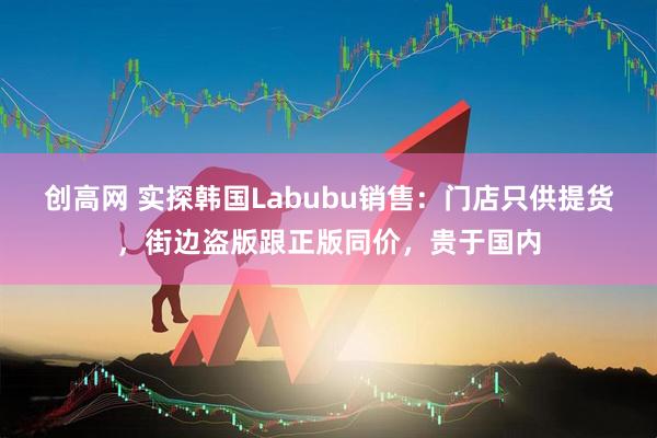 创高网 实探韩国Labubu销售：门店只供提货，街边盗版跟正版同价，贵于国内
