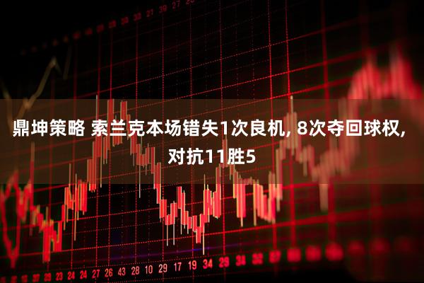 鼎坤策略 索兰克本场错失1次良机, 8次夺回球权, 对抗11胜5